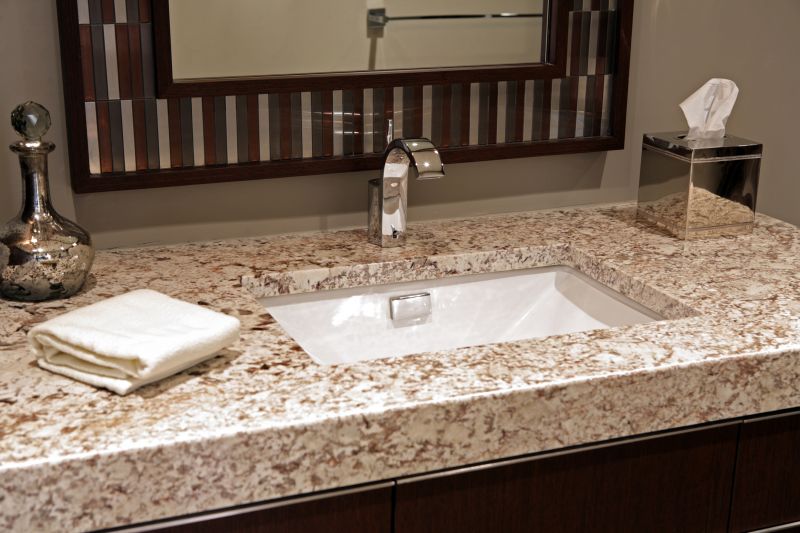 Elegant Bathroom Vanity with Granite